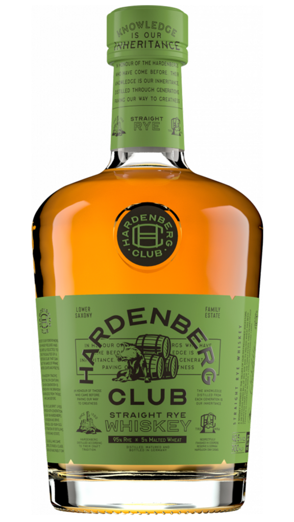 Hardenberg Club Straight Rye Whiskey